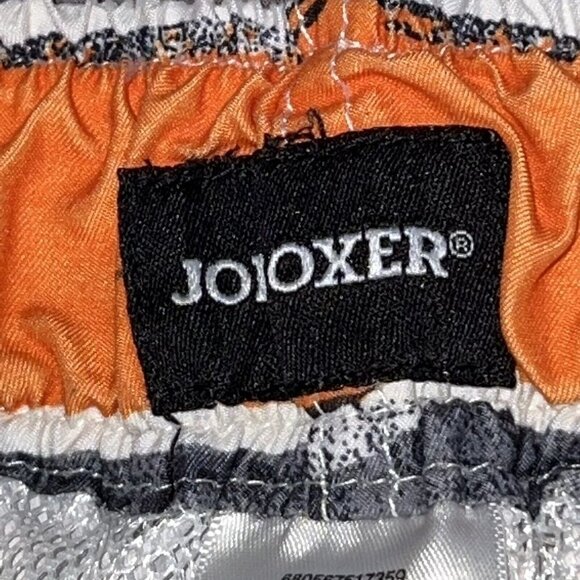 Joe Boxer Orange Black Swim Trunks Board Shorts Seas 3912 Mens Size XL Lined - Picture 7 of 9